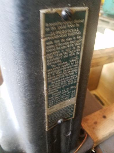 Used Rockwell Superficial Vintage Hardness Tester Mdl#: 5JS