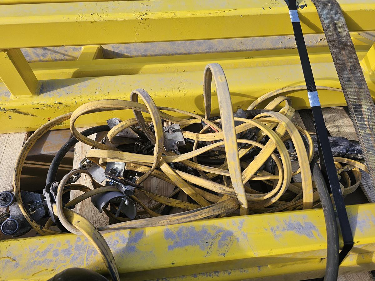 Used 15' Span x 30' Runway CM Lode Rail Modular 1 Ton Freestanding Workstation Crane & Hoist