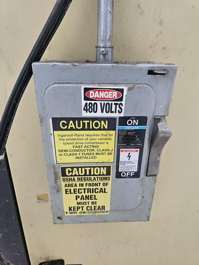 Used 1600 SCFM Ingersoll Rand R-1600 Refrigerated Compressed Air Dryer