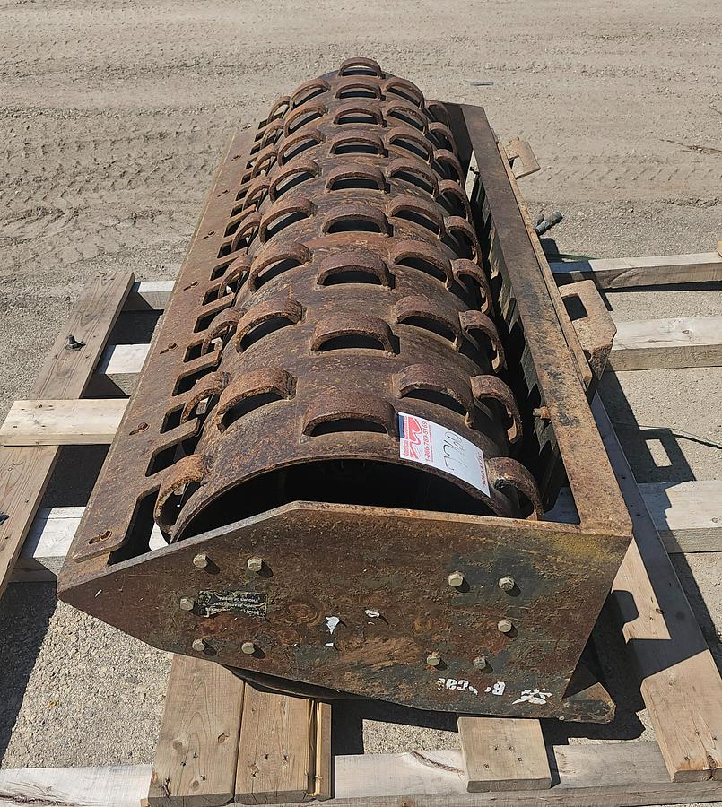 Used 72" Bobcat Hydraulic Sheep Foot Vibratory Roller Skid Steer Quick Attachment 