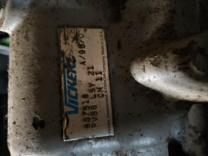 Used 5 Hp Delta Power Hydraulic Vickers 6 GPM Pump/Motor/Tank Combo 208-230/460