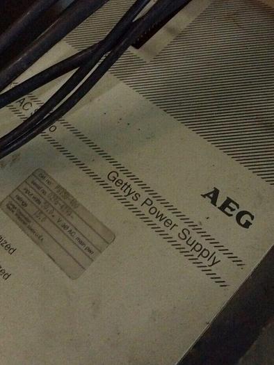 Used Gettys Model #: PS15B-400 Power Supply