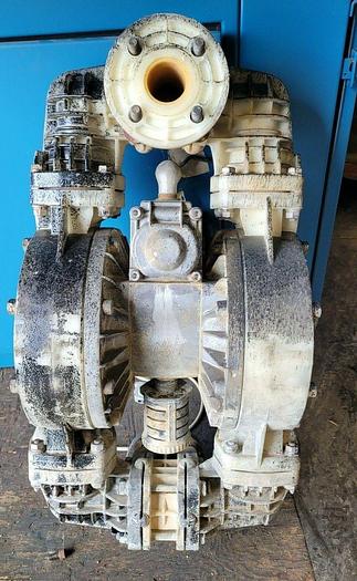 Used Used 1 3/4'' Inlet/Outlet Poly Double Diaphragm Pump