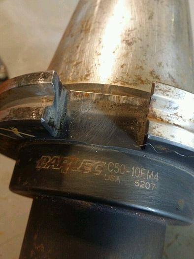 Used Parlec Part #C50-10EM4 End Mill Cat 50 Taper Tool Holder