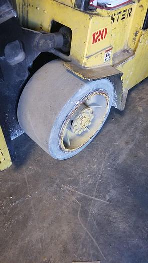 Used Hyster E120-XL 12,000# 48V Electric Forklift 3 Stage w/SS REFURB’D BATTERY