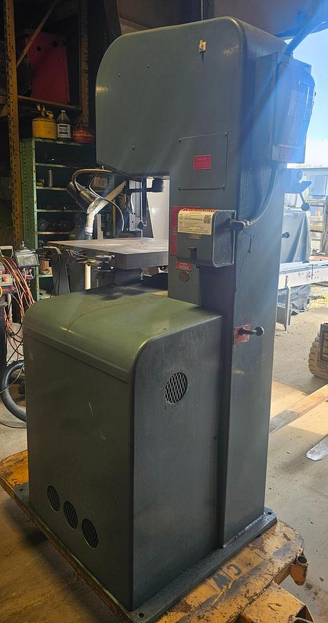 Used Doall 1612-1 Contourmatic 16" Vertical Bandsaw & DBW-15 Blade Welder, 24" x 24" Table 