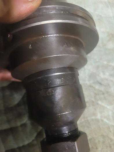 Used Sandvik A390.45-50 50 040M CAT50 Adapter & 391.18-12 50 070 7/16'' Collet Adapte