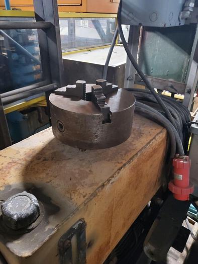 Used LeBlond 3-Jaw 10" Diameter Lathe Chuck, 5 TPI, 2-3/4" Thread Diameter