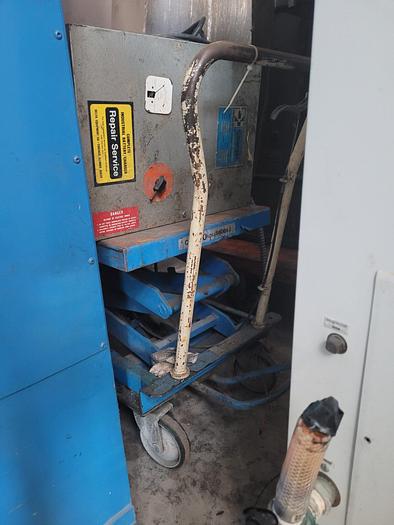 Used Bishamon BX-30S Double Scissor MobiLift Table, Capacity 660 lbs