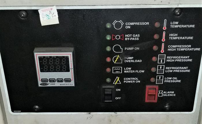 Used Sterlco 15 Ton Portable R-22 Air-Cooled Refrigerated Chiller #SMCA15