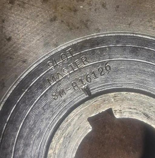 Used 8" Slot Master Arbor SM-816126 Carbide Cutter Mill 1'' Arbor CTA-6 Insert