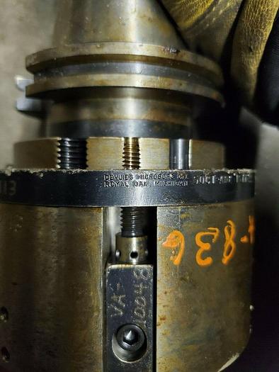 Used DeVlieg Microbore Part #50CT-ADE-1517-22 Boring Bar Tool Holder