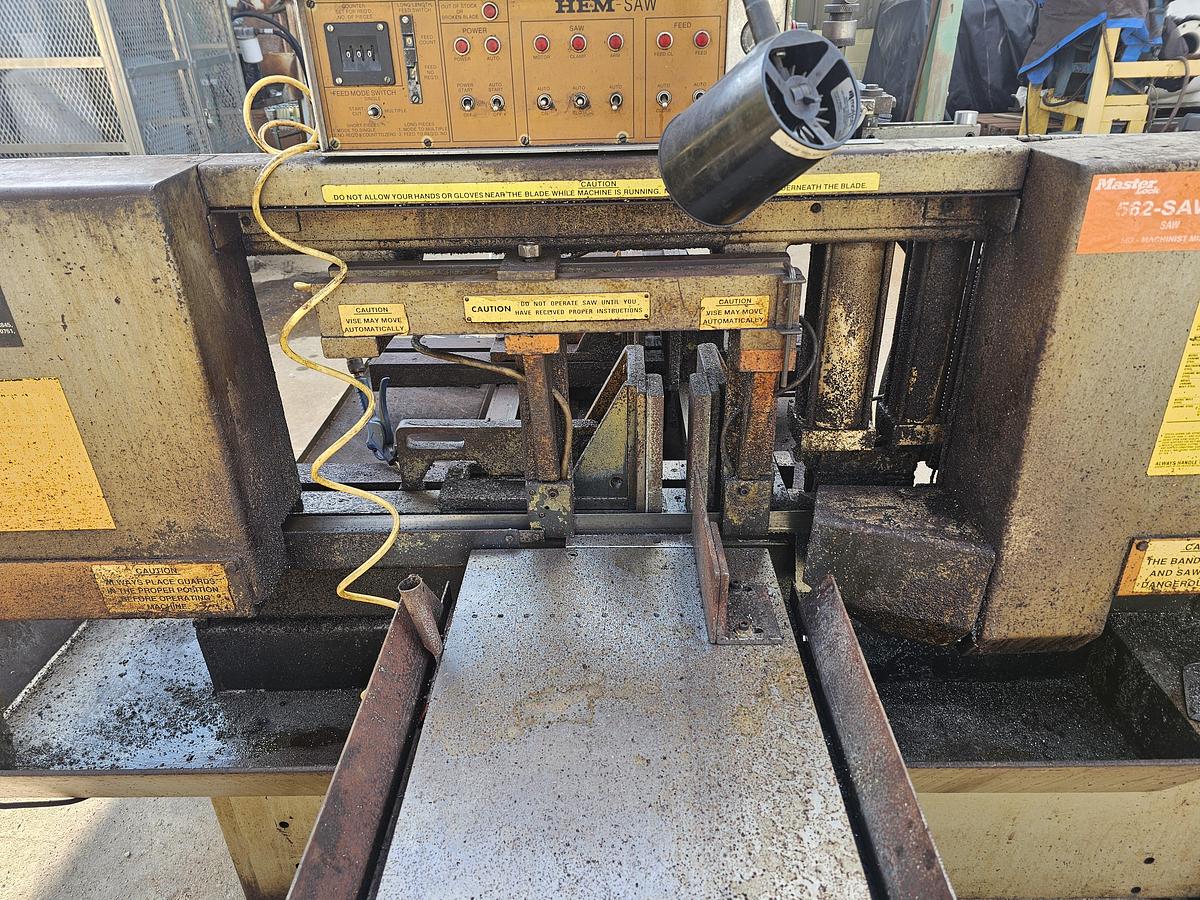 Used Hem H101A-1 Automatic Horizontal Bandsaw 12.75" x 12.75" Capacity 5 Hp