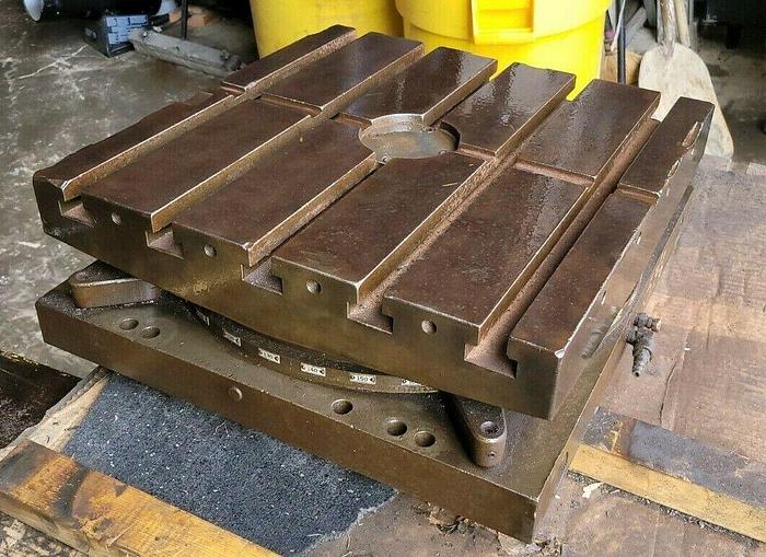 Used 20'' x 20'' Devlieg Rotary Air Lift Table