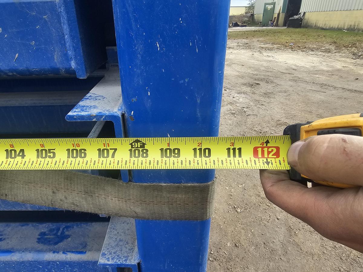 Used 5,500 lb Shelf Capacity Engineered Handling Systems 48" x 99" Sheet Metal Storage Rack System - 8 Shelf