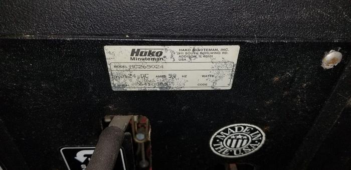 Used Minuteman 265 Walk Behind 24v Floor Scrubber Model #: MC265024