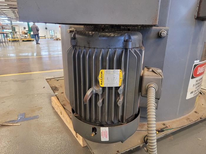 Used Hartzell 48” 20 HP Belt Drive Axial Ventilation Fan 49,000 CFM Flow Rating