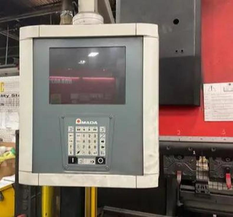 Used 88 Ton x 8' Amada HFT 80-25 S Hydraulic 4 Axis CNC Press Brake