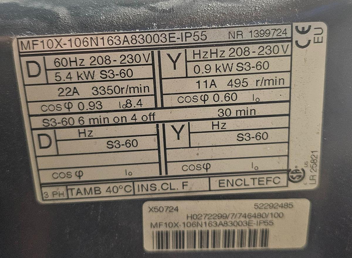 Used 5 Ton Crane Werks 45' x 120' Free Standing Overhead Bridge Crane & RM Hoist