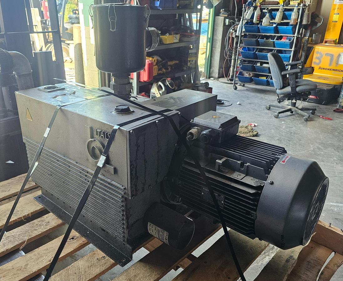 Used 340 m3/h General Bigiesse Rotary Vane Vacuum Pump 340 PBOM-MT