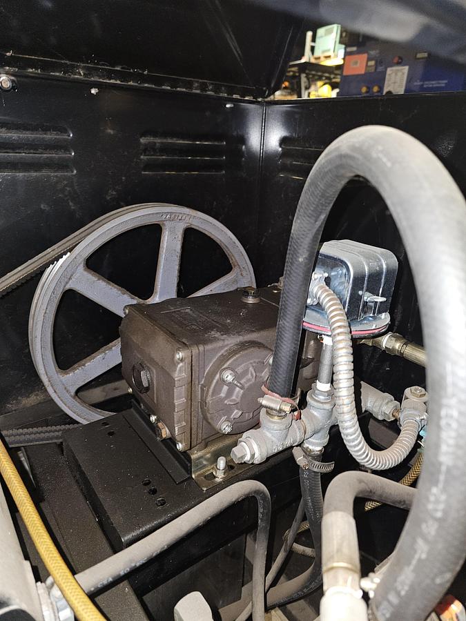 Used Power America Natural Gas 6.3 GPM Steam Pressure Washing w/Soap, Hose Coil & Wand 659 hr