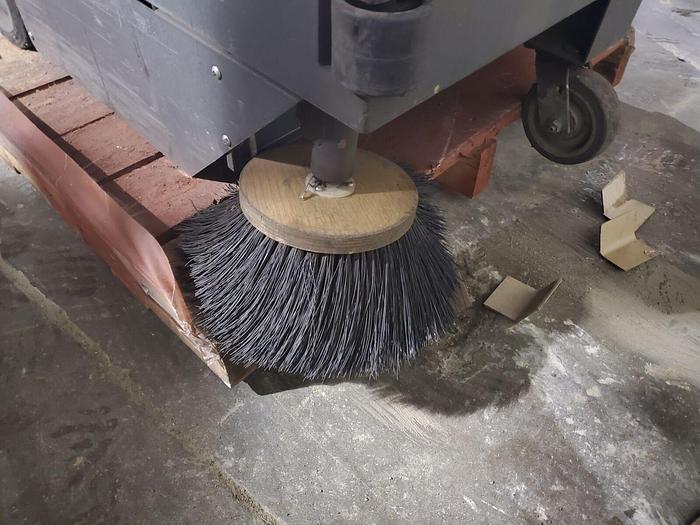 Used Factory Cat/PowerBoss 36 Electric Walk Behind Floor Sweeper & Charger