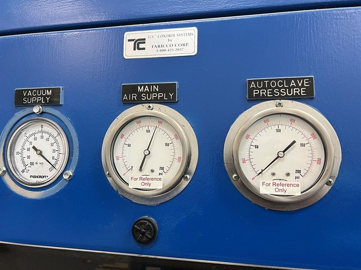 Used 9' x 20' Taricco Aerospace Autoclave | 165 PSI | Windows TCS Controls Upgrade