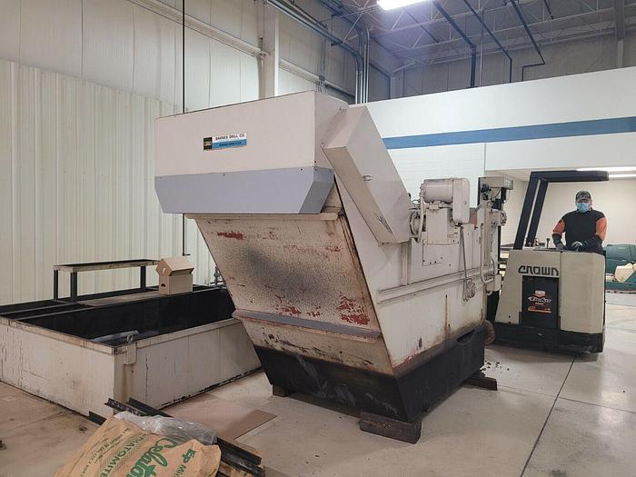 Used Barnes 300 GPM Immersed Drum Coolant Filtration System & Chiller IM-4248