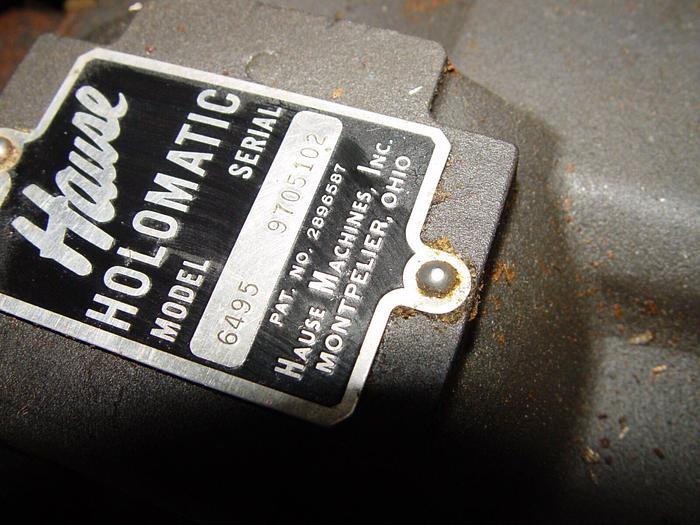Used Hause Holomatic Drill Head Model #6495