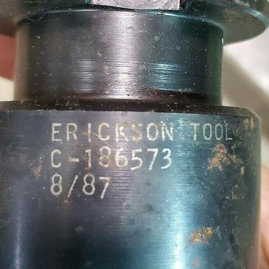 Used Erickson 40 Taper End Mill Tool Holder Part #C-186573