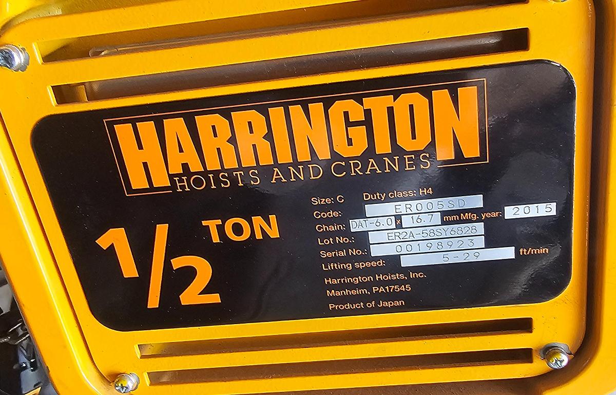 Used 1/2 Ton Gorbel Production Line Workstation Crane w/5x 1000 lb Bridges & 120' Runway & Harrington Hoists