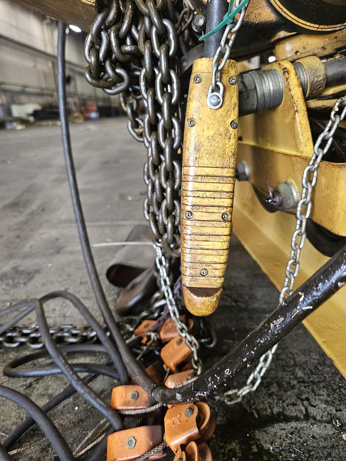 Used 2 Ton Contrx Cranes 17' Span Fixed Height Gantry Crane & Budgit Electric Hoist