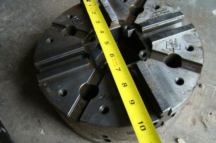 Used 10” Diameter 4-Jaw Autoblok Chuck Model #250 BH