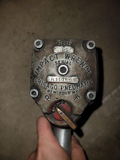 Used Chicago Pneumatic 605-RS Pneumatic Air Impact Wrench 1/2" Drive
