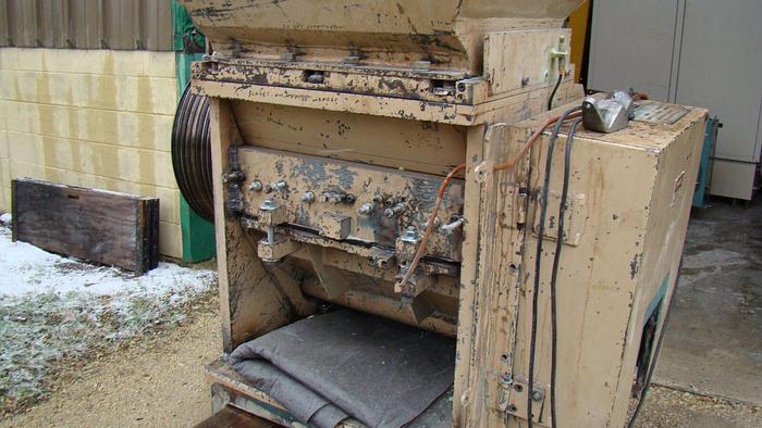 Used Conair 75 Hp “Hushgard” Plastics Granulator #SK220801 w/75 Hp VEM Electric Motor