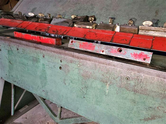 Used 4′ x 14 Gage Chicago Dries & Krump Box and Pan Finger Brake #BPO-414-6