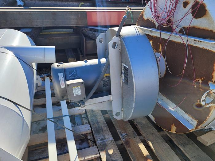 Used EUROVAC III 50 Hp Multi-Stage Central Vacuum Collection System SYS-040-114