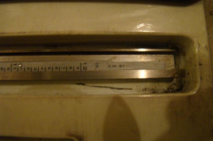 Used Mitutoyo Depth Vernier Gage Size: 12'' Model #PN.91