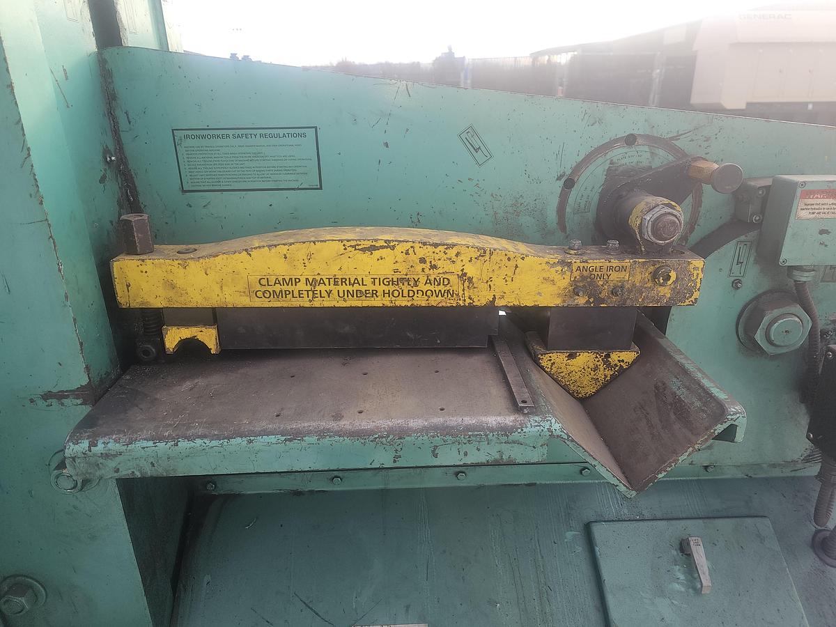 Used 110 Ton Capacity Piranha PII-110 Hydraulic Dual Operator Ironworker