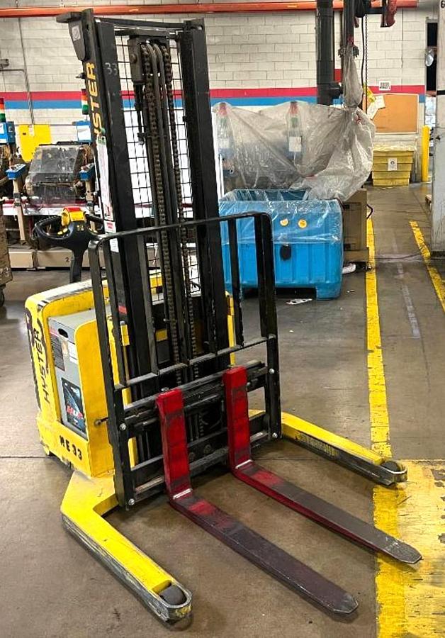 Used 2014 Hyster W40ZA 4000# Walkie Stacker 122" Lift Side-Shift 3-Phase Charger