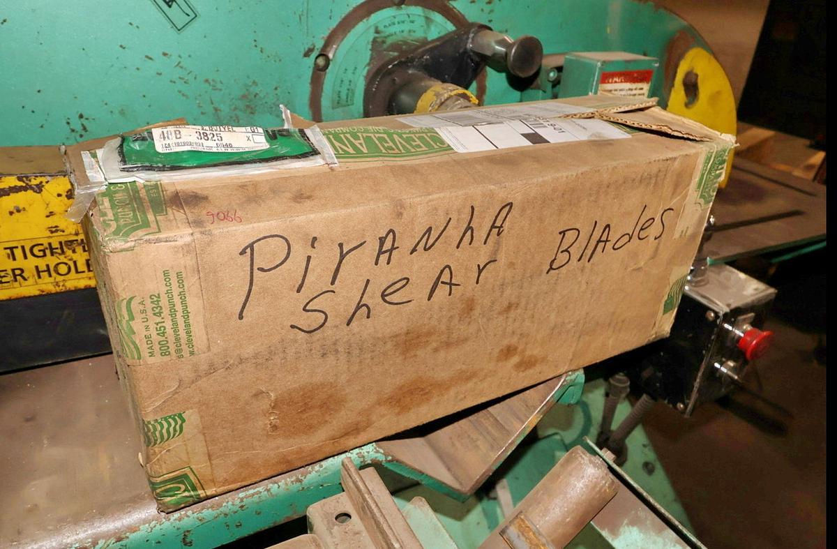 Used 110 Ton Capacity Piranha PII-110 Hydraulic Dual Operator Ironworker