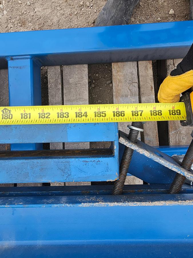 Used 14' Span x 32' Runway Gorbel 1000 lb Freestanding Bridge Crane System & Hoist 