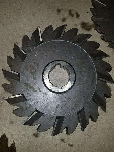 Used 1 1/2" B&S Tool Co & National Twist Drill Flat Slab Cutting Mills, 8'' x 5/8''T