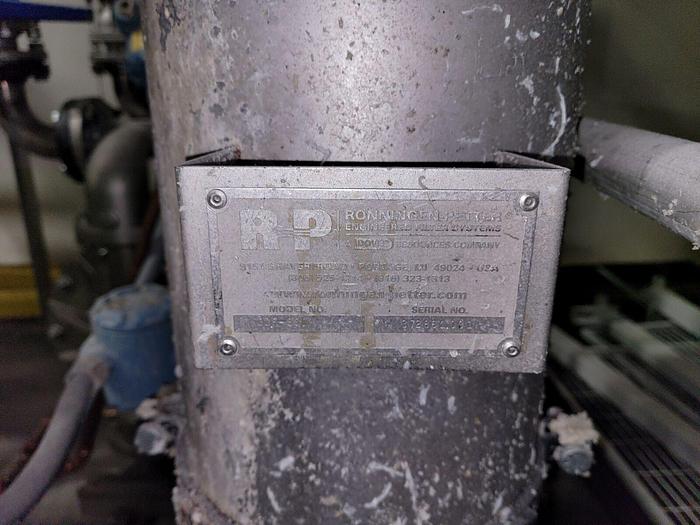 Used SST SacMaster 2 Ton Bulk Bag Discharging System w/Mixing & Storage Tank