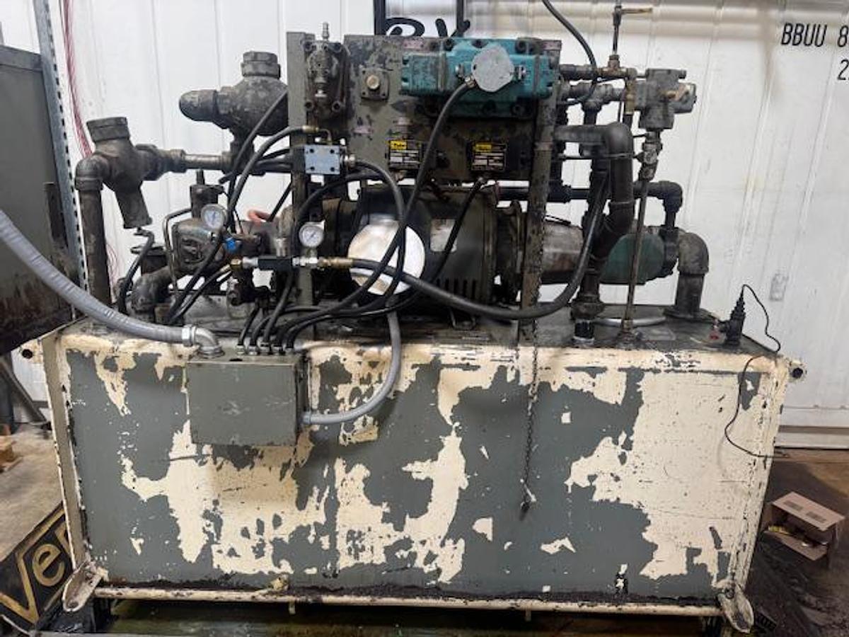 Used Verson 200-HD2-72-4P 200T Modified Verson 4-Post Compression Press
