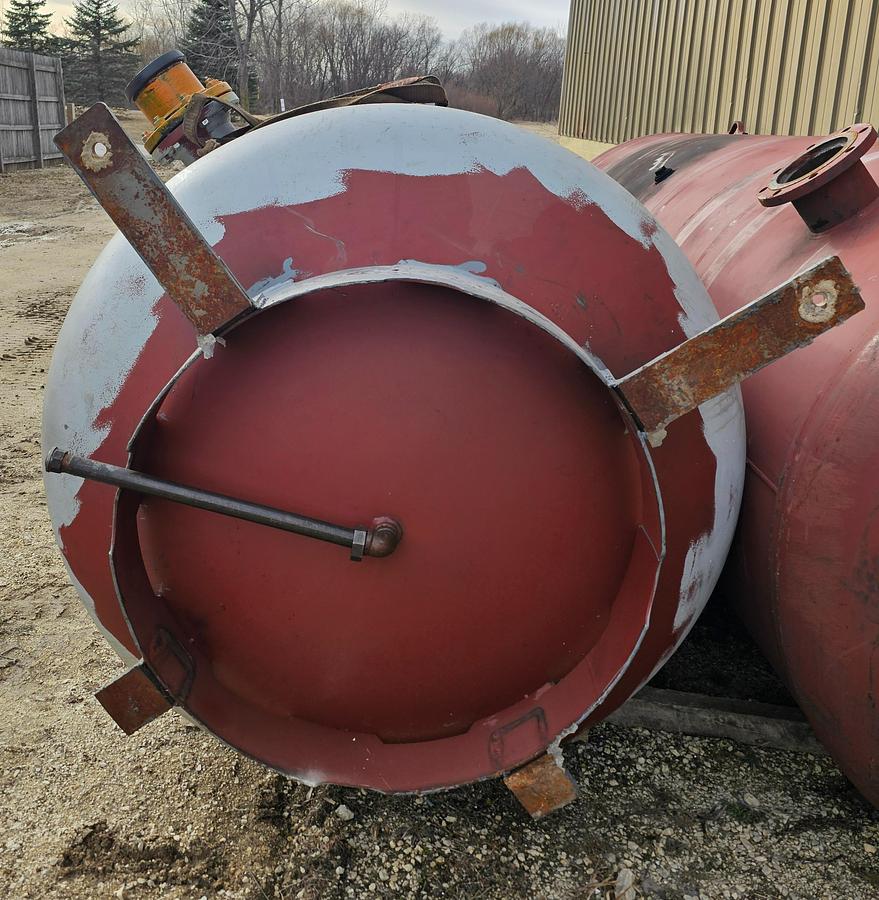 Used 2014 Silvan Industries 2200 Gallon Vertical Compressed Air Receiver Tank 150 PSIG @ 400*F