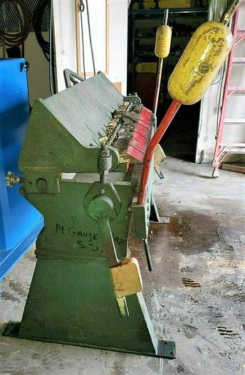 Used 4′ x 14 Gage Chicago Dries & Krump Box and Pan Finger Brake #BPO-414-6