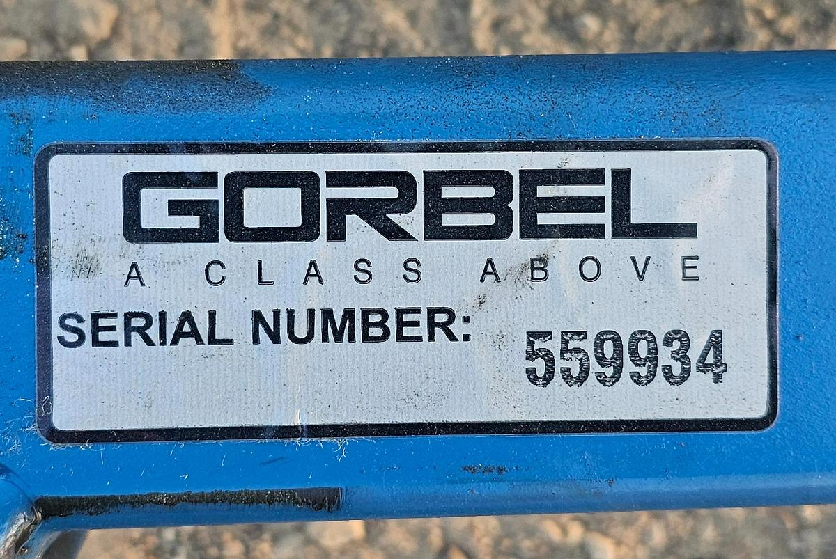 Used 500# Gorbel Freestanding Jib Crane 8' Under Beam x 100" Arm Length & CM Hoist