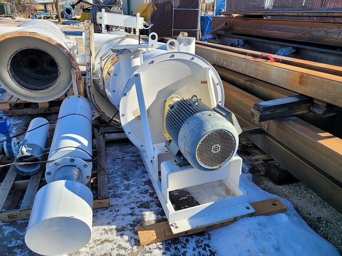 Used EUROVAC III 50 Hp Multi-Stage Central Vacuum Collection System SYS-040-114