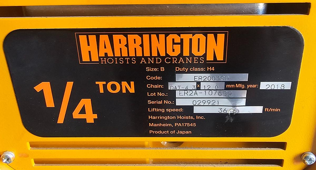 Used 1/2 Ton Gorbel Production Line Workstation Crane w/5x 1000 lb Bridges & 120' Runway & Harrington Hoists